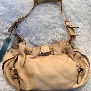 Kate Landry Cream Shoulder Bag